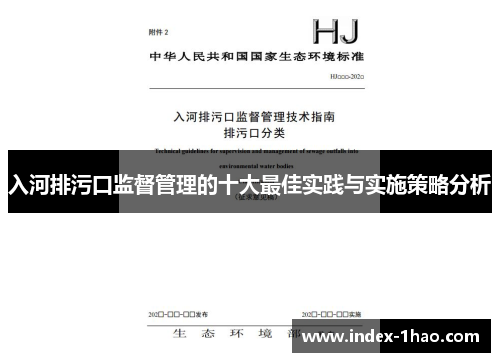 入河排污口监督管理的十大最佳实践与实施策略分析